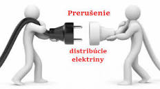 Prerušenie  distribúcie elektriny 1