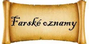 Farské oznamy